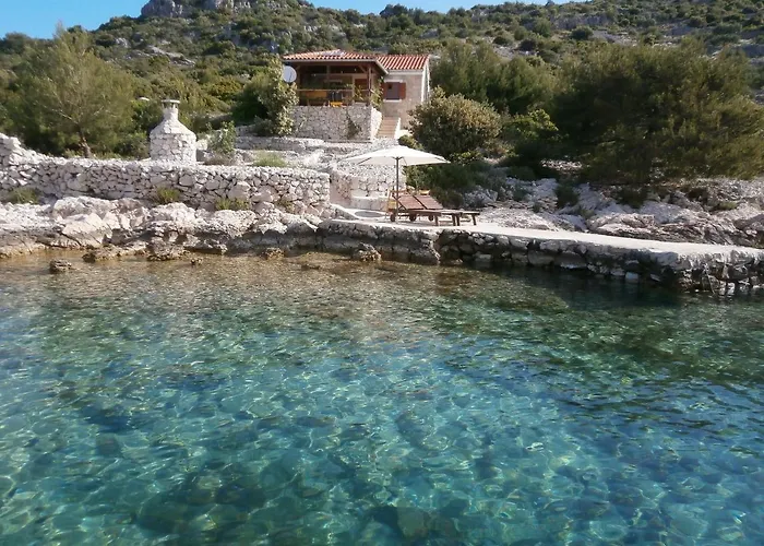 Secluded Fisherman's Cove Donje More, Pasman - 11602 Semesterbostad Tkon